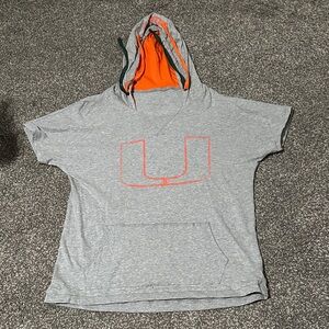 Women’s Miami Hurricanes top.  Size large (fit is more like a medium).